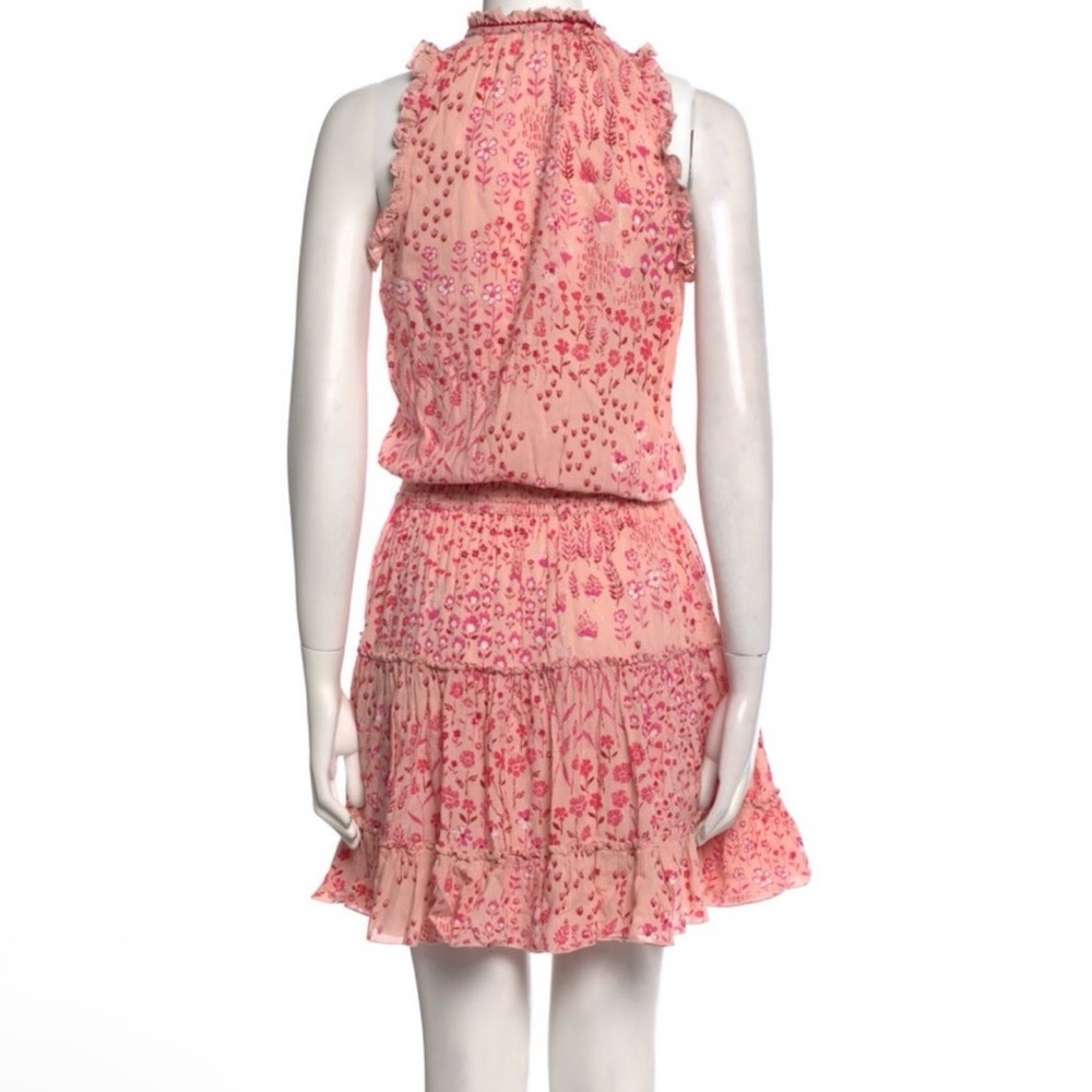 Poupette St. Barth Clara Pink Floral Mini Dress - Picture 12 of 14